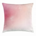 thumbnail image 1 of Peach Throw Pillow Cushion Cover, Blurred Background Changing Colors Ombre Inspired Composition Dreamy Display, Decorative Square Accent Pillow Case, 16 X 16 Inches, Pink Peach White, by Ambesonne, 1 of 2