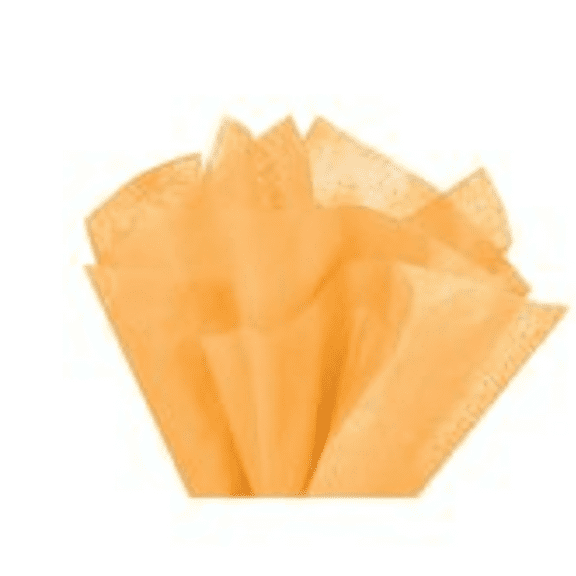Peach Tissue Paper Squares, Bulk 10 Sheets, Premium Gift Wrap Feronia packaging, Large 15 Inch x 20 Inch