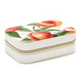 thumbnail image 1 of Peach Velvet Earring Organizer Jewelry Box with Removable Compartment - Portable Velvet Jewelry Organizer - Gift-ready Jewelry Boxes, 1 of 7