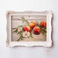 thumbnail image 1 of Peach Wall Art Decor, Daisy Wall Art Print, Vintage Fruit, Rustic Fruit Art Print, Summer Wall Art , Home Decor #2046, Unframed Poster Size 16x24, 1 of 4