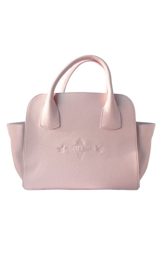 Peach X Pearl Leather Large Tote