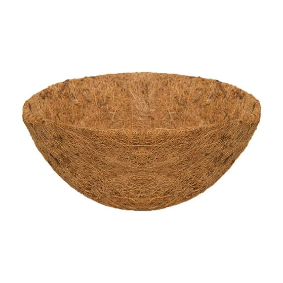 Peacheart 20" Round Coco Liners Replacement for Hanging Basket, Natural Coconut Fiber Liner Coco Coir Pots for Indoor Outdoor Living Room Garden Yard Window Flower Planter (Liners Only)