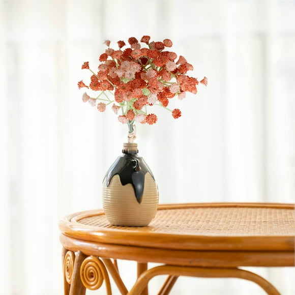 Peacheart Baby Breath Artificial Flowers, 12.2" Faux Gypsophila Flower Bouquet for DIY Floral Arrangements Spring Summer Wedding Party Farmhouse Home Vase Table Centerpiece