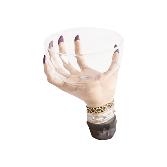 SDJMa Halloween Resin Witch Hand Snack Bowl Holders, Witch Hand Dish Candy Bowl Storage Basket, Halloween Decoration Pallet for Halloween Home Tabletop Party Decoration (purple)