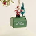 thumbnail image 1 of Peacheart Mini Mailbox Christmas Tree Ornament Funny Money Holder Vintage Post Box Merry Christmas Tree Hanging Decoration, 1 of 8