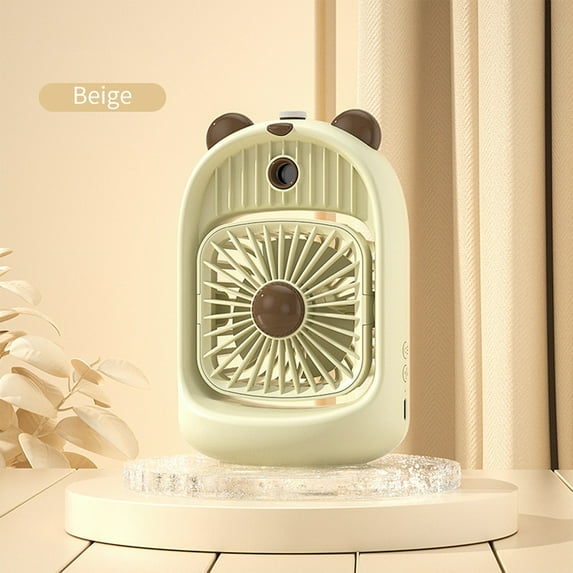 Peacheart Portable Air Conditioners, Personal Evaporative Air Cooler with 4 Wind Speeds, 2 Spray Modes, 45° Rotatable Portable Mini Ac Fan for Bedroom Office Desk