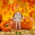 thumbnail image 1 of Peacheart Thanksgiving Gnome Decorations, 17" Sunflower Maple Leaf Plush Gnome with Long Leg, Rustic Swedish Tomte Gnome Elf Doll for Fall Autumn Harvest Party Farmhouse Home Table Decor, 1 of 9