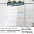 thumbnail image 1 of Peacheart To Do List Notepad, 4.5"x6.3" Undated Tear-Off Daily Planner with Spiral Binding for Home Office School Supplies, 1 of 8