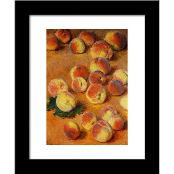 Peaches 20x24 Framed Art Print by Monet, Claude