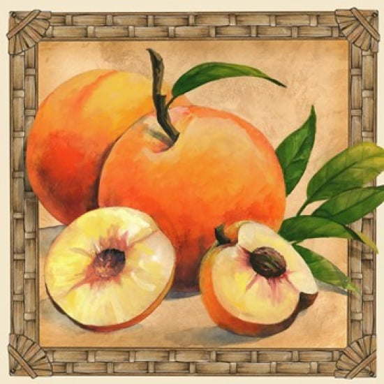 Peaches Canvas Art - Janet Stever (20 x 20)
