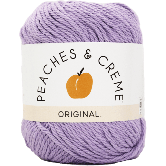 Peaches & Crème Cotton, Soft Violet, 2.5 oz