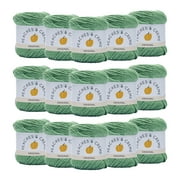 Peaches & Creme™ #4 Medium Cotton Yarn, Meadow 2.5oz/70.9g, 120 Yards (15 Pack)