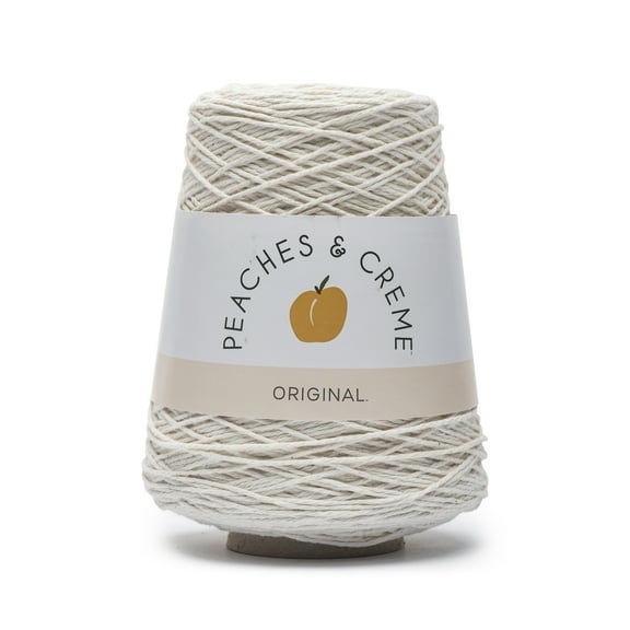 Peaches & Creme Cotton Cone Ecru Yarn, 14 Oz.