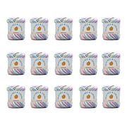 Peaches & Creme™ Ombre #4 Medium Cotton Yarn, Fleur de Lavandra 2oz/56.7g, 95 Yards (15 Pack)
