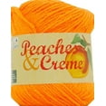 thumbnail image 1 of Peaches & Creme Solid 4 Medium Cotton Yarn, Bright Orange 2.5oz/70.9g, 120 Yards, 1 of 6