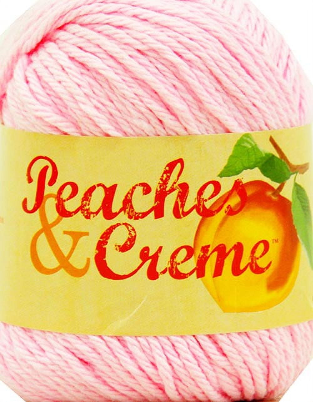 Peaches & Creme Yarn 2.5 oz Solid (120 Yds) Cotton Worsted 4 Ply ~ Your  Choice ~