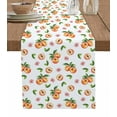 thumbnail image 1 of Peaches Flower Table Runner 70 Inches, Pink Floral Blossom Summer Spring Fruit Bed Runner Dresser Scarves Tabletop for Indoor Outdoor Parties/Ceremony/Banquet, 13" x 70", 1 of 8