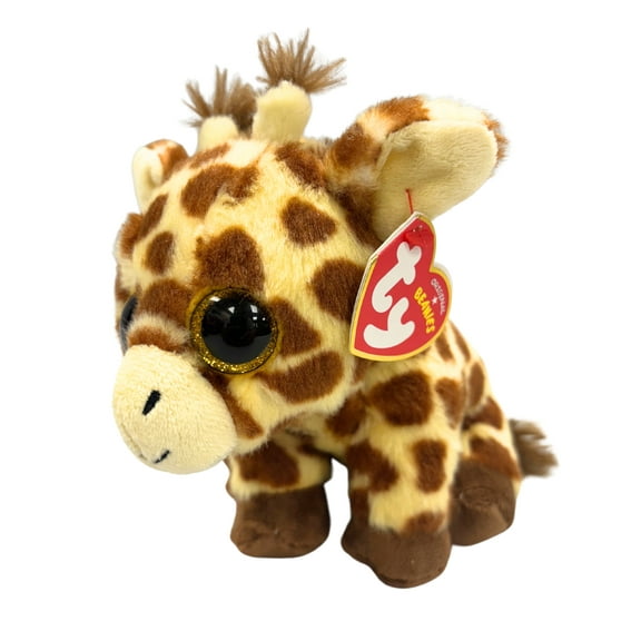 Peaches Giraffe Beanie Babies 8 inch - Stuffed Animal by Ty (41199)
