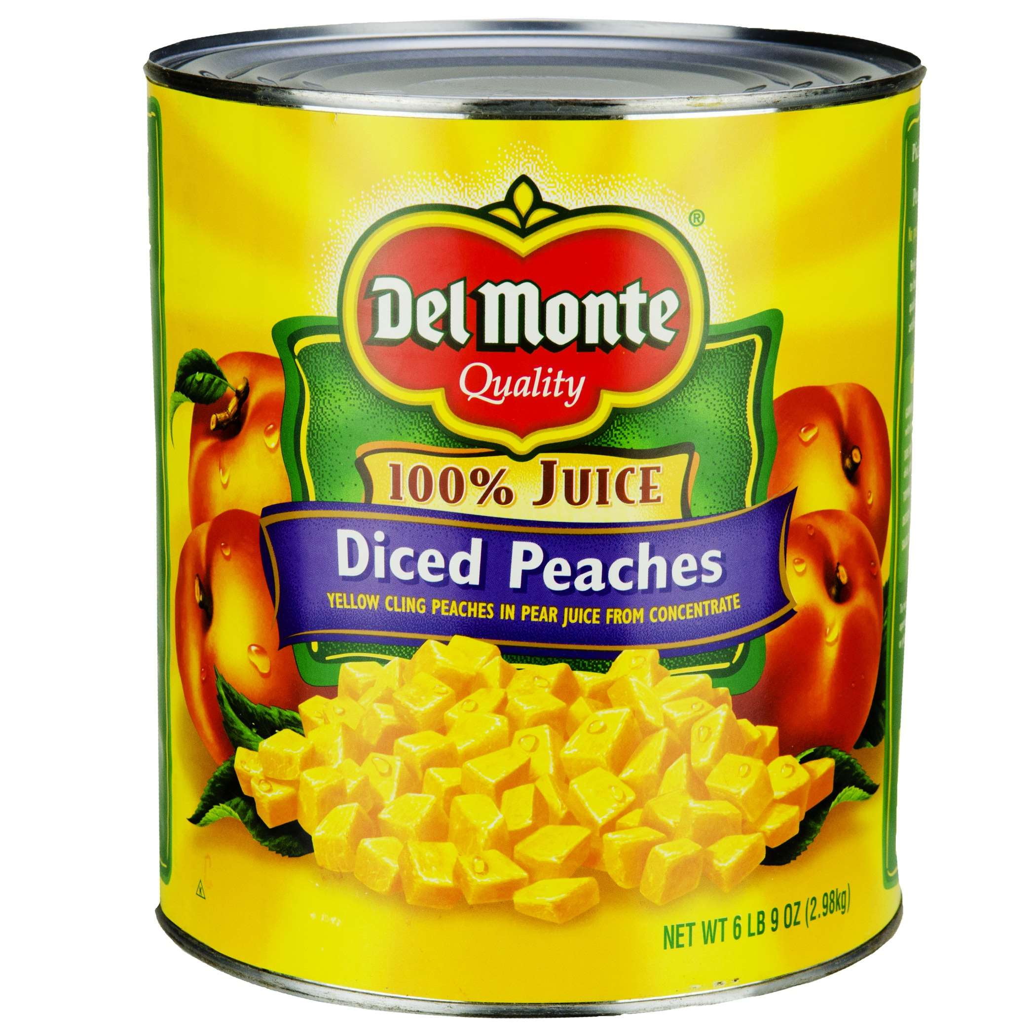 Peaches Lite Diced Yellow 6 Case 105 Ounce