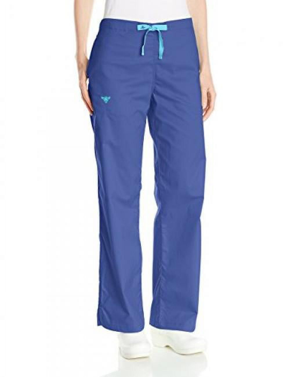 Peaches Med Couture Signature Scrub Pant Galaxy/Jamaican Blue Medium