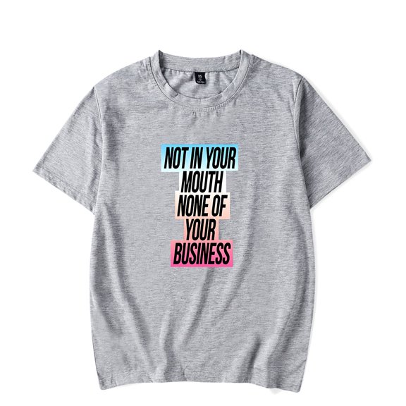 Peaches Merch Not In Your Mouth T-Shirt Men/Women Streetwear T-Shirt Shirt Short Sleeve