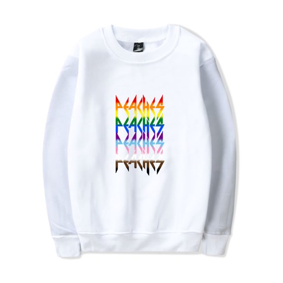 Peaches Pride Logo Crewneck Sweatshirt Merch Casual Sweatshirt Unisex Clothing