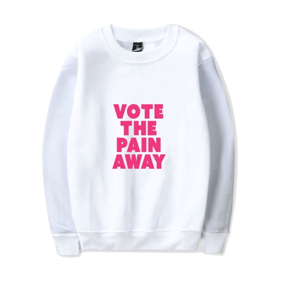 Peaches Vote The Pain Away Crewneck Sweatshirt Merch Casual Sweatshirt Unisex Clothing
