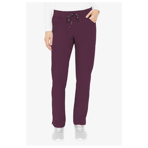 Peaches by Med Couture Women's 8721 Pant -Wine-Medium