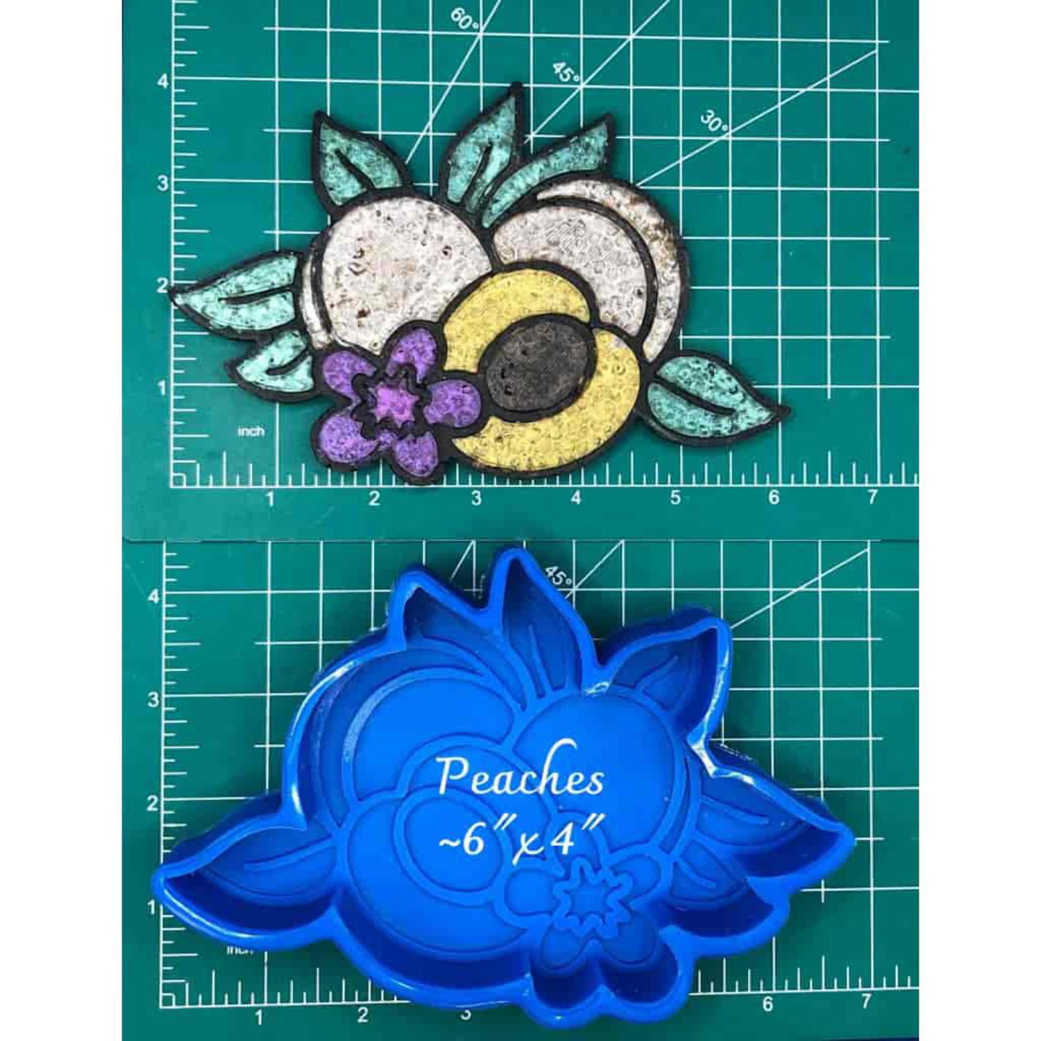 Peaches silicone freshie mold