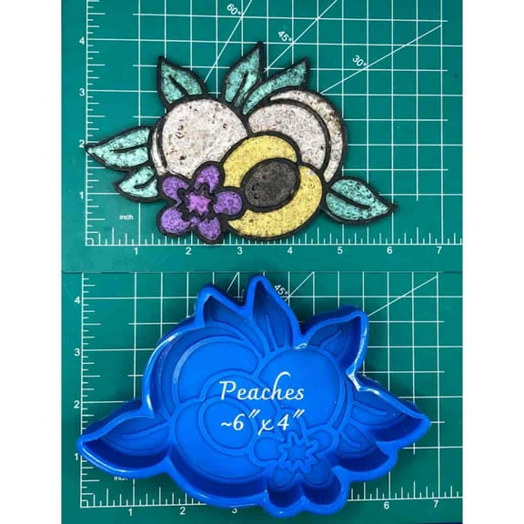 Peaches silicone freshie mold