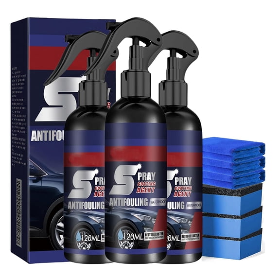 Peachloft Car Spray,4.23oz Quick Effect Coating Agent for Car,3 in 1 Ceramic Waterless Wash,High Protection Nanotechnology Car Scratch Repair