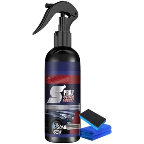 Peachloft Car Spray, Quick Effect Car Coating Spray for Shine & Protection, Coating Agent Sprays from Germany, Nano Quick Coat Restore, Waterless Cars Wash Sprays, Long-Lasting Gloss (1PCS)