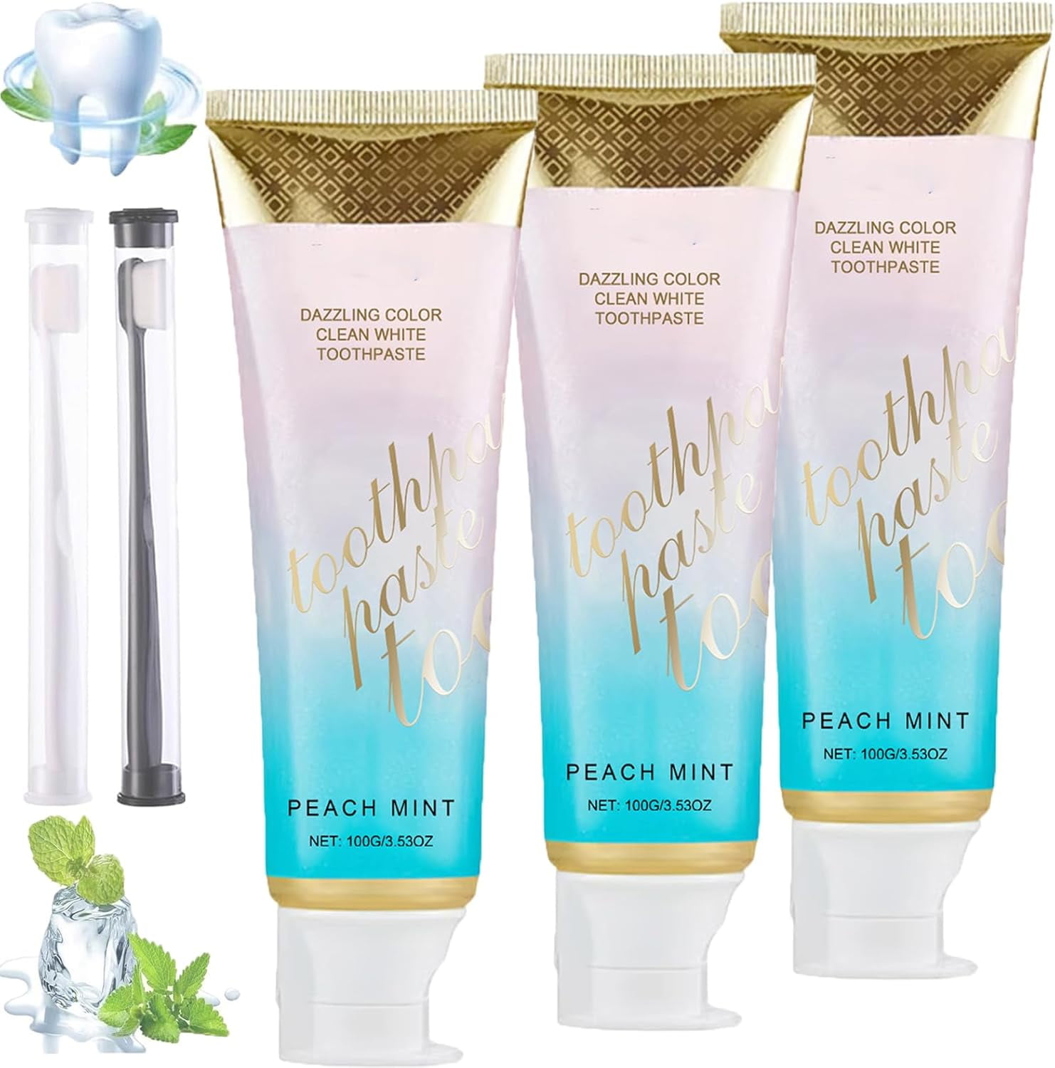 Peachloft Teeth Whitening Toothpaste, New Radiant Whitening Toothpaste ...