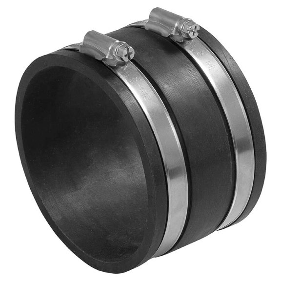 Peachtree Woodworking 12107 4 Inch RUBBER FLEX CUFF COUPLER WITH CLAMPS