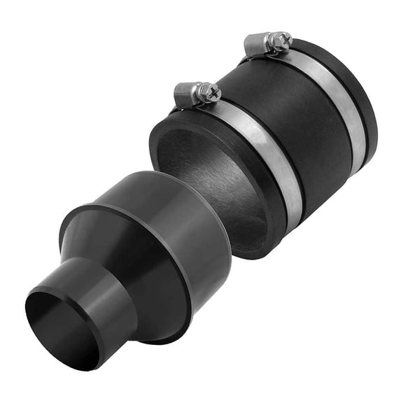 Peachtree Woodworking Supply 12108 4 TO 2 1/2 REDUCER AND 4" RUBBER FLEX CUFF