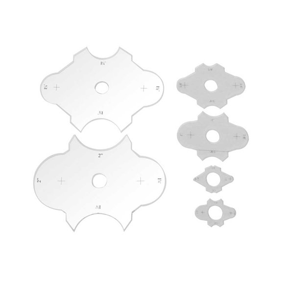 Peachtree Woodworking Supply 2898 6 PC SET RADIUS GAUGE