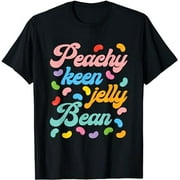 Peachy Keen Jelly Bean Sweets Lover Retro Saying T-Shirt