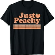 Peachy Keen Vintage Fruit Tee: Retro Style for a Sweet Look