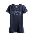 thumbnail image 1 of Peachy Keen Women's Fashion Relaxed T-Shirt Tee Heather Navy Medium, 1 of 5