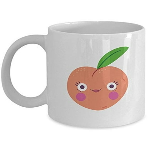 Princess Peach 11 oz Coffee Mug - Peachy Mug White Ceramic Gift