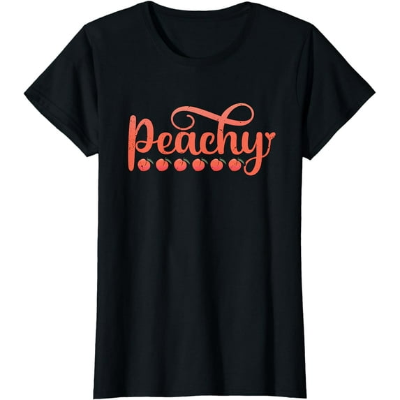 Peachy Peach Tropical Summer Peach Fruit Lovers T-Shirt