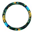 thumbnail image 1 of Peacock 14.5 Inch Printing PVC Leather Steering Wheel Cover Auto Accessories, 1 of 1