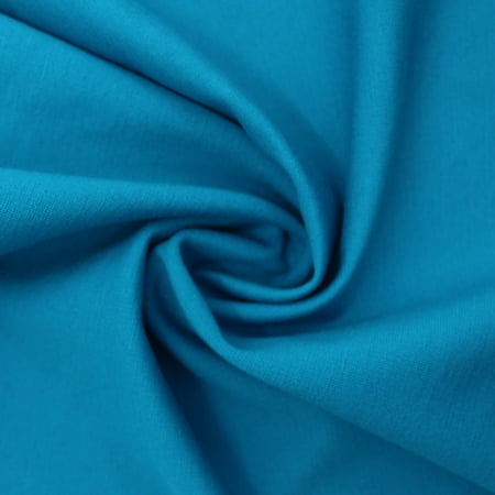 Peacock 60" Rayon Nylon Spandex Stretch Heavy-Weight Ponte Roma Fabric, DIY Projects by the Yard