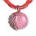 thumbnail image 1 of Peacock Accessories Necklaces Pendants Leaves Statement Necklace Women Collares Ethnic Jewelry, 1 of 2