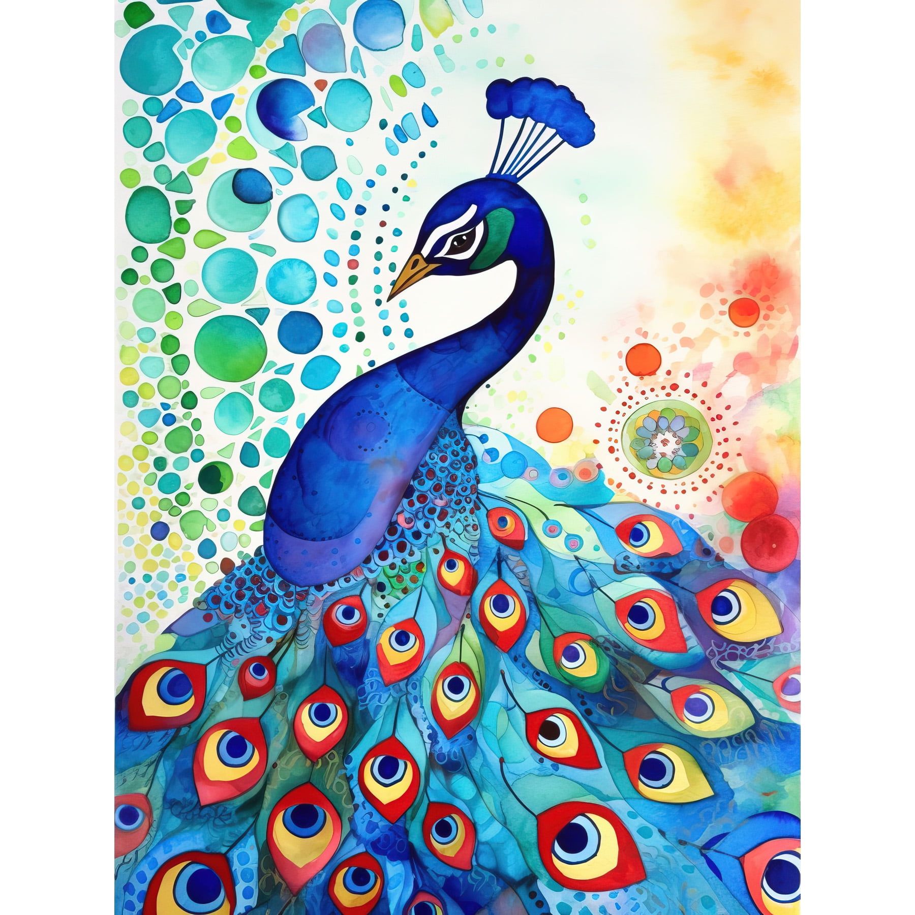 Peacock-Bird-with-Mandala-