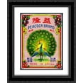 thumbnail image 1 of Peacock Brand 2x Matted 20x24 Black Ornate Framed Art Print by Unknown, 1 of 2