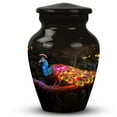 thumbnail image 1 of Peacock Cremation Urn Human Ashes - Memorial Keepsakes For Ashes - Cremation Urns For Ashes For Women 3Inch - Ashes Urns Human Remains Pack Of 1 - Ashes Holder - Funeral Burial Urns For Adult, 1 of 5