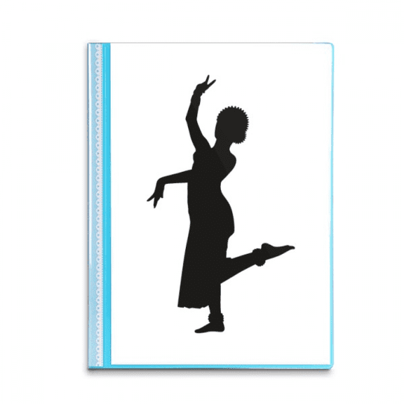Peacock Dance Dancer Art Sports Book Sheet Protectors Portfolio Binder Folder