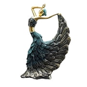 Peacock Dancer Figurines Art Dancing Sculpture Home Decor Desktop Living Room Shelf Tv Cabinet Entrance Luxury Decorations