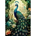 thumbnail image 1 of Peacock Diamond Art, Flowers Diamond Art Kits for Adults, Spring Diamonds Art Kits 5D Full Round Drill Diamond Art Gem Arts and Crafts for Gift Wall Decor, 1 of 7